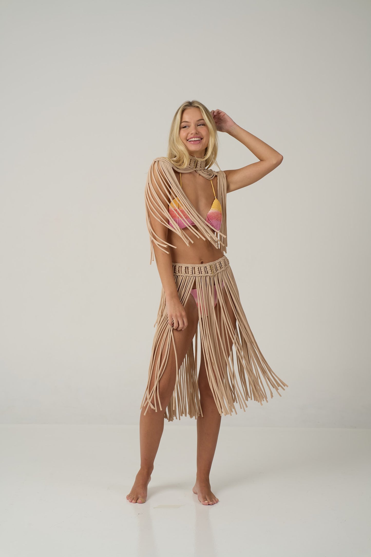 Luxury Crystal Fringe Set – Gold Edition