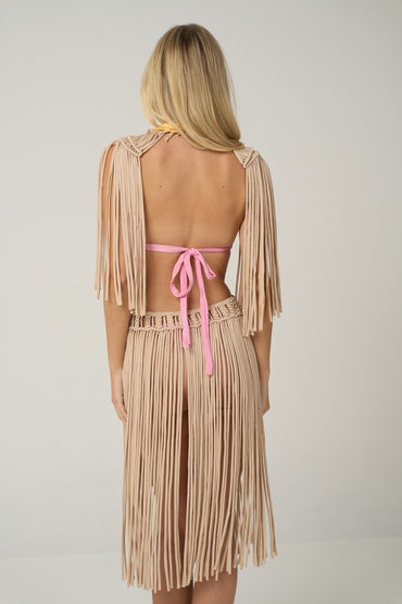 Luxury Crystal Fringe Set for Glamorous Beach Parties