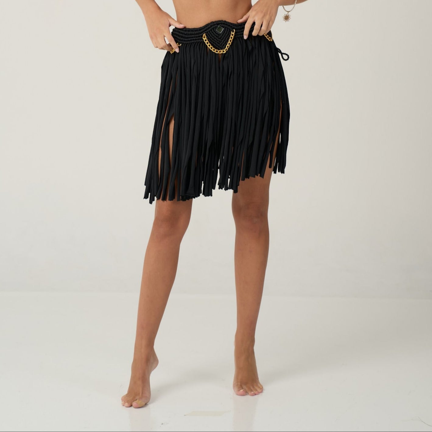 Fringe Tulum Skirt - Perfect for Sunsets & Celebrations