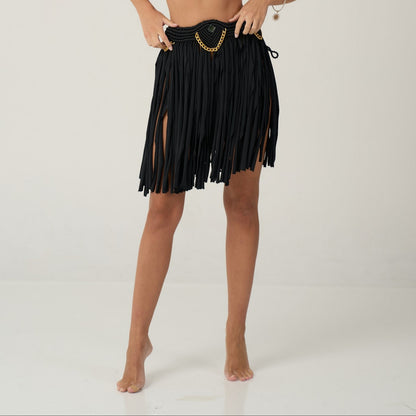 Fringe Tulum Skirt - Perfect for Sunsets & Celebrations