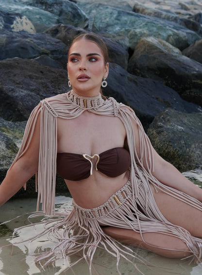 Luxury Crystal Fringe Set – Gold Edition